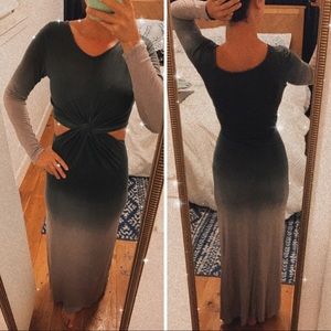 Ombre Maxi Dress